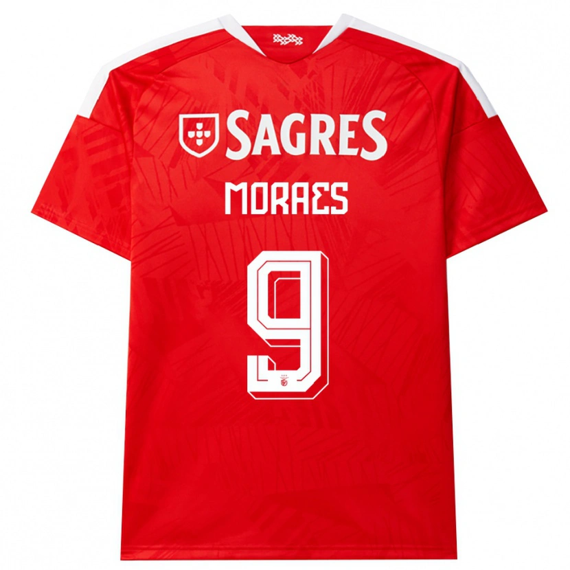 Danxen Mujer Camiseta Luca Moraes #9 Rojo Blanco Amarillo 1ª Equipación 2026/27 La Camisa México