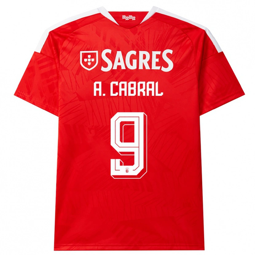 Danxen Mujer Camiseta Arthur Cabral #9 Rojo Blanco Amarillo 1ª Equipación 2026/27 La Camisa México
