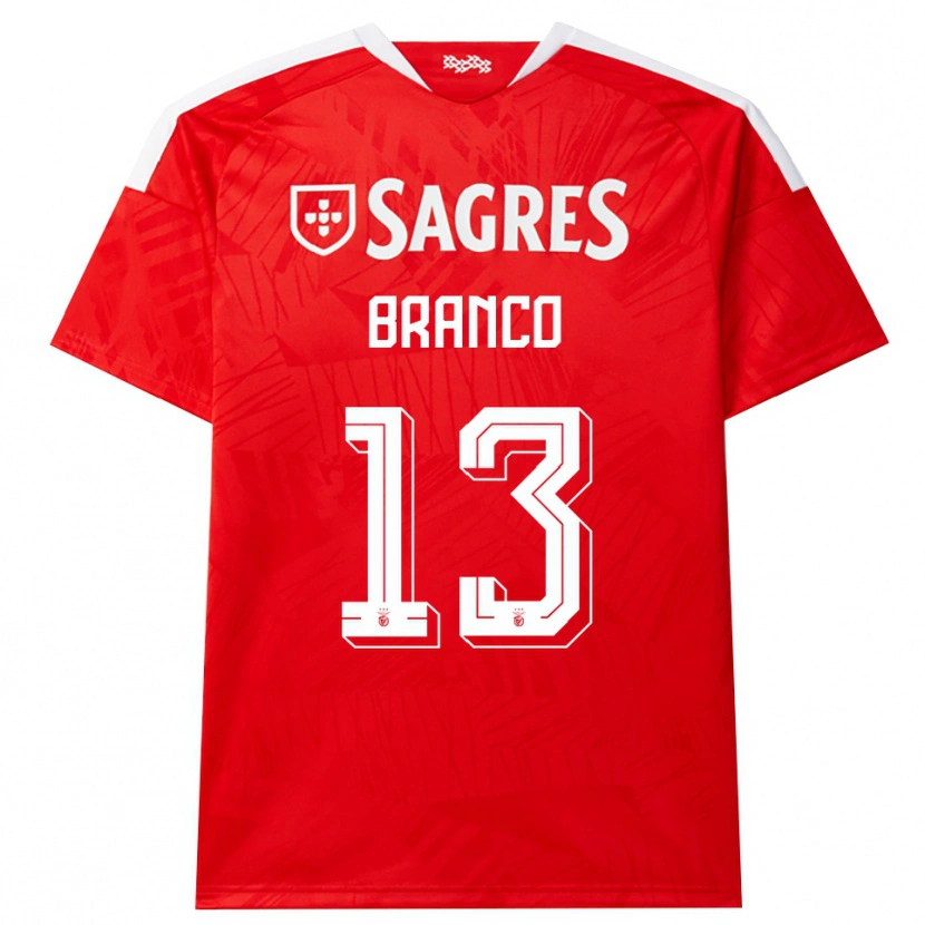 Danxen Mujer Camiseta Marcelo Branco #13 Rojo Blanco Amarillo 1ª Equipación 2026/27 La Camisa México