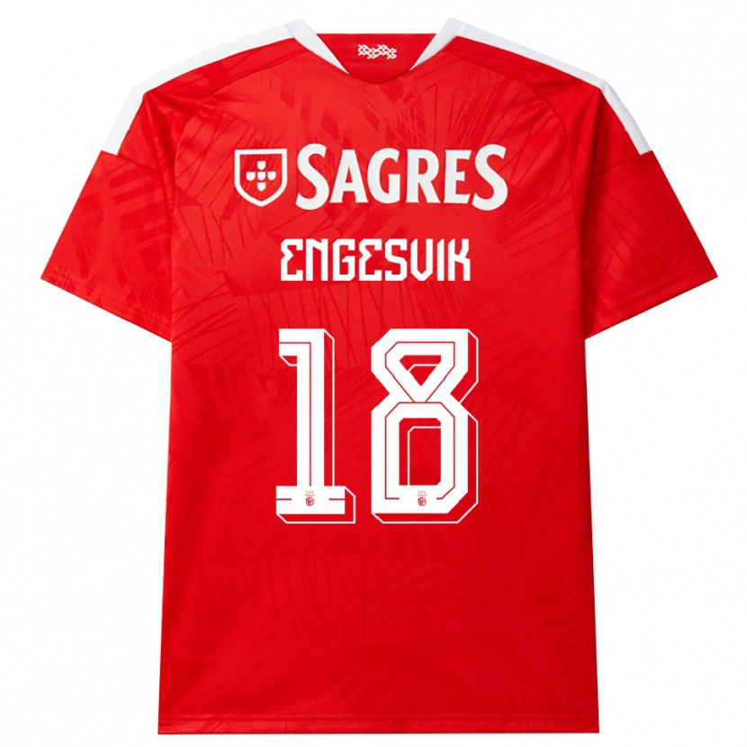 Danxen Mujer Camiseta Rakel Engesvik #18 Rojo Blanco Amarillo 1ª Equipación 2026/27 La Camisa México