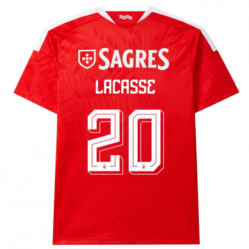Danxen Mujer Camiseta Cloe Lacasse #20 Rojo Blanco Amarillo 1ª Equipación 2026/27 La Camisa México