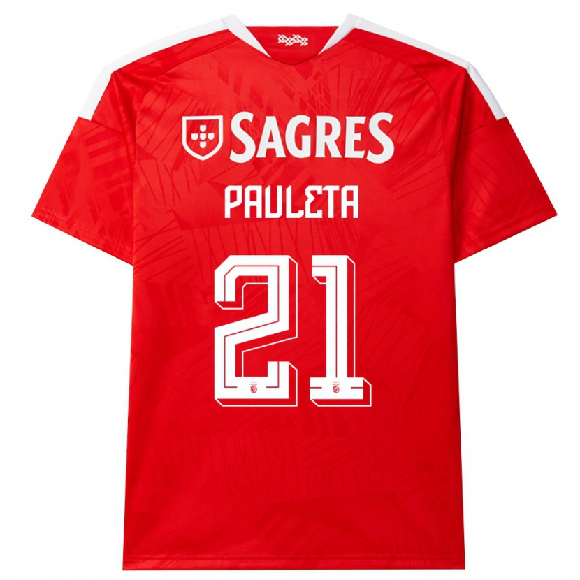 Danxen Mujer Camiseta Pauleta #21 Rojo Blanco Amarillo 1ª Equipación 2026/27 La Camisa México