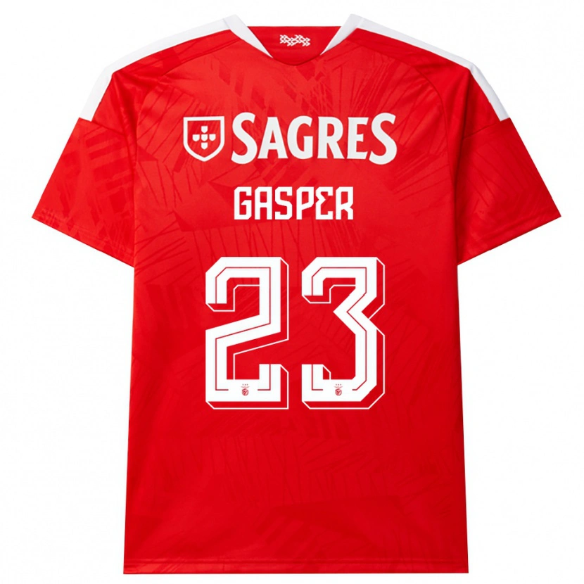 Danxen Mujer Camiseta Anna Gasper #23 Rojo Blanco Amarillo 1ª Equipación 2026/27 La Camisa México