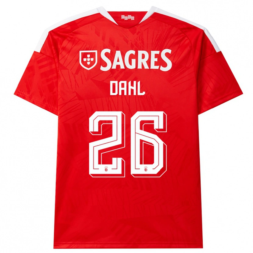 Danxen Mujer Camiseta Samuel Dahl #26 Rojo Blanco Amarillo 1ª Equipación 2026/27 La Camisa México