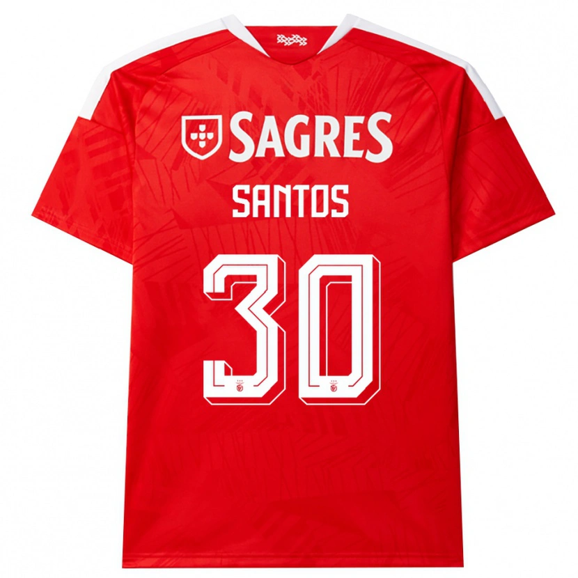 Danxen Mujer Camiseta Daniela Santos #30 Rojo Blanco Amarillo 1ª Equipación 2026/27 La Camisa México
