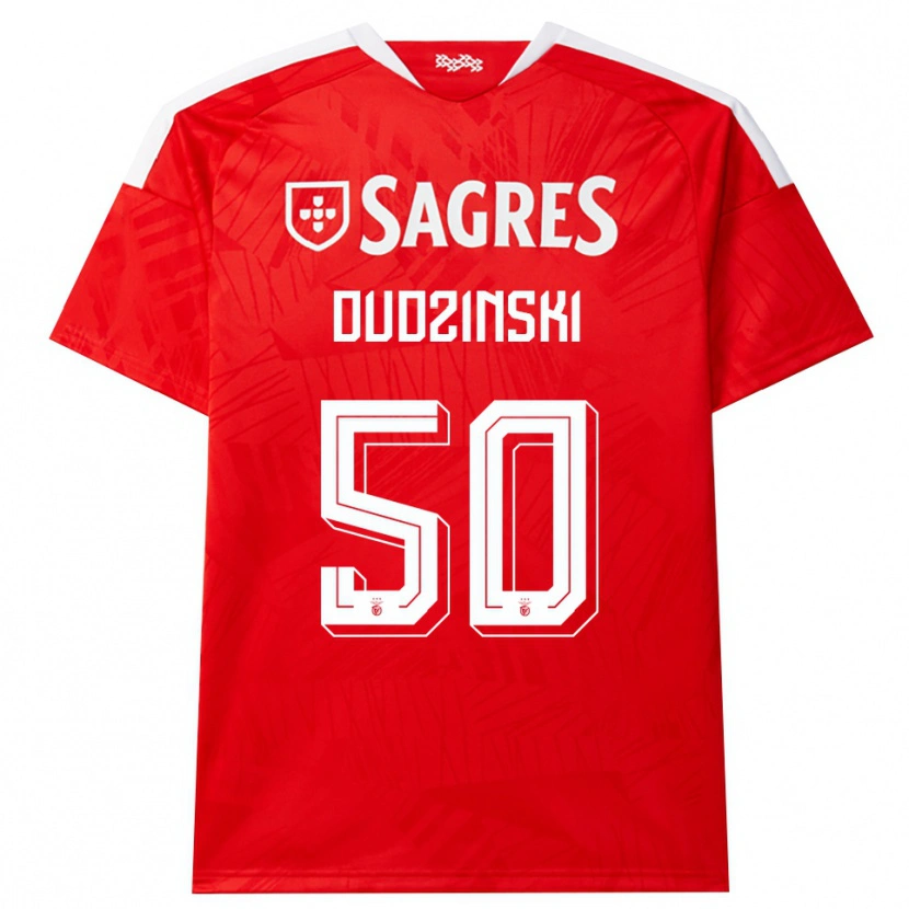 Danxen Mujer Camiseta Marcel Dudzinski #50 Rojo Blanco Amarillo 1ª Equipación 2026/27 La Camisa México