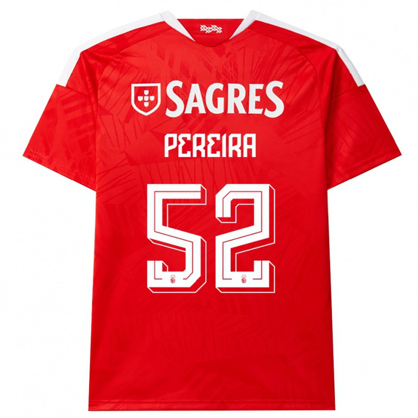 Danxen Mujer Camiseta Henrique Pereira #52 Rojo Blanco Amarillo 1ª Equipación 2026/27 La Camisa México