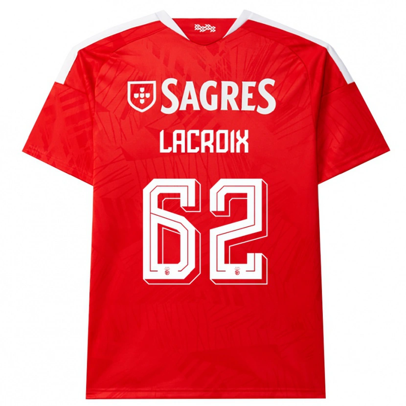 Danxen Mujer Camiseta Lenny Lacroix #62 Rojo Blanco Amarillo 1ª Equipación 2026/27 La Camisa México