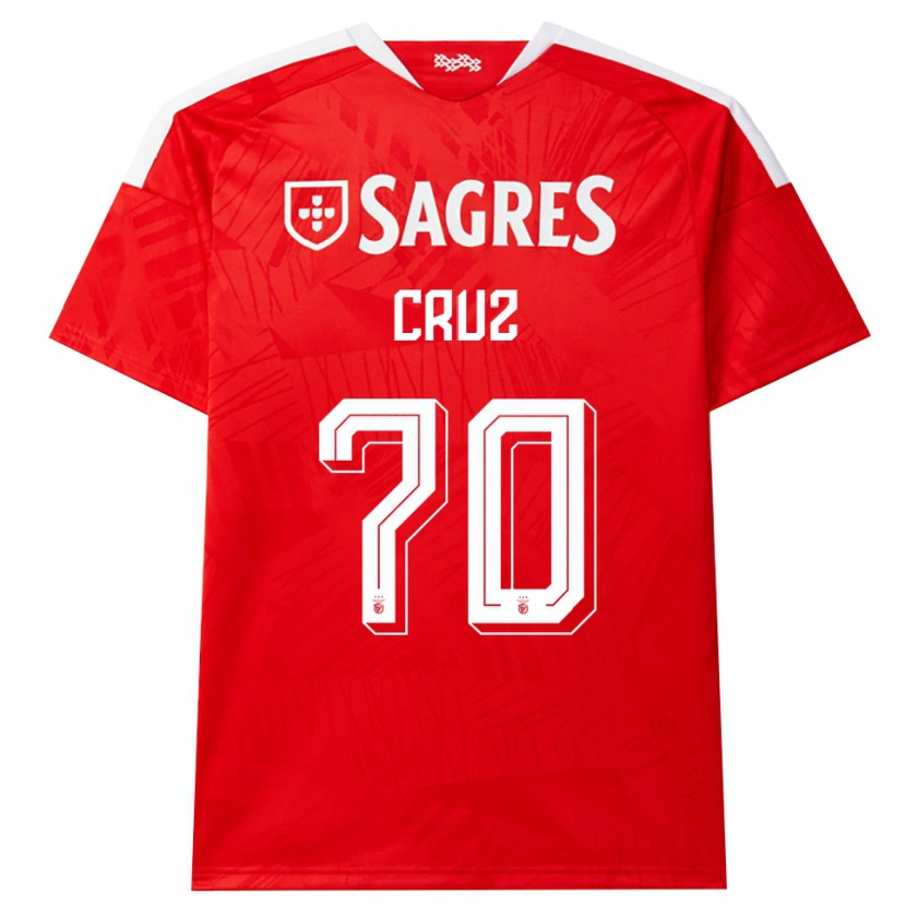Danxen Mujer Camiseta Filipe Cruz #70 Rojo Blanco Amarillo 1ª Equipación 2026/27 La Camisa México