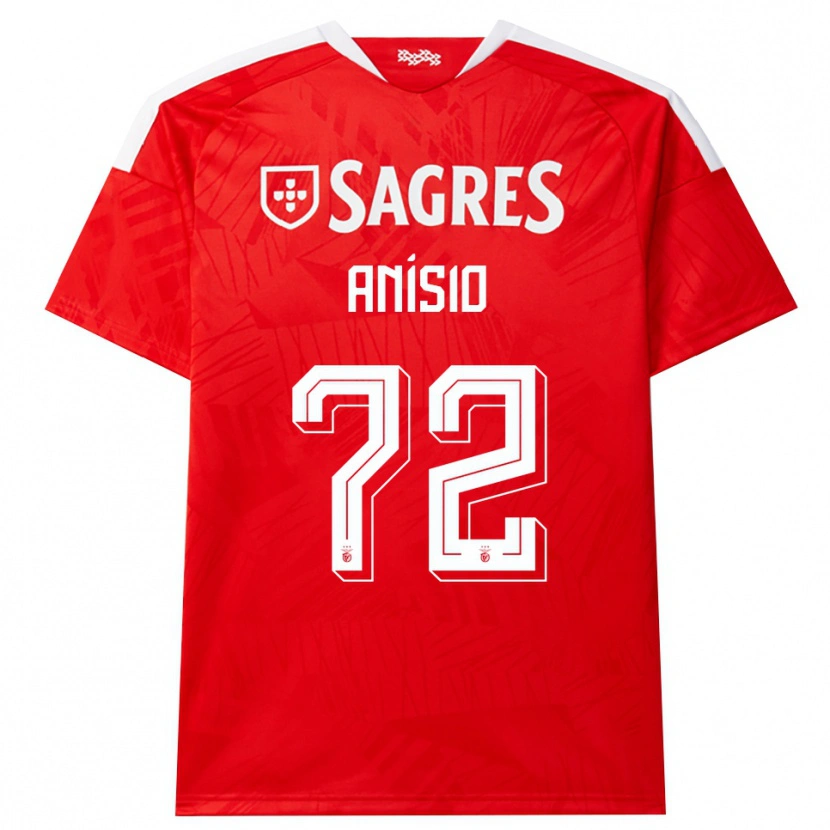 Danxen Mujer Camiseta Anísio Cabral #72 Rojo Blanco Amarillo 1ª Equipación 2026/27 La Camisa México