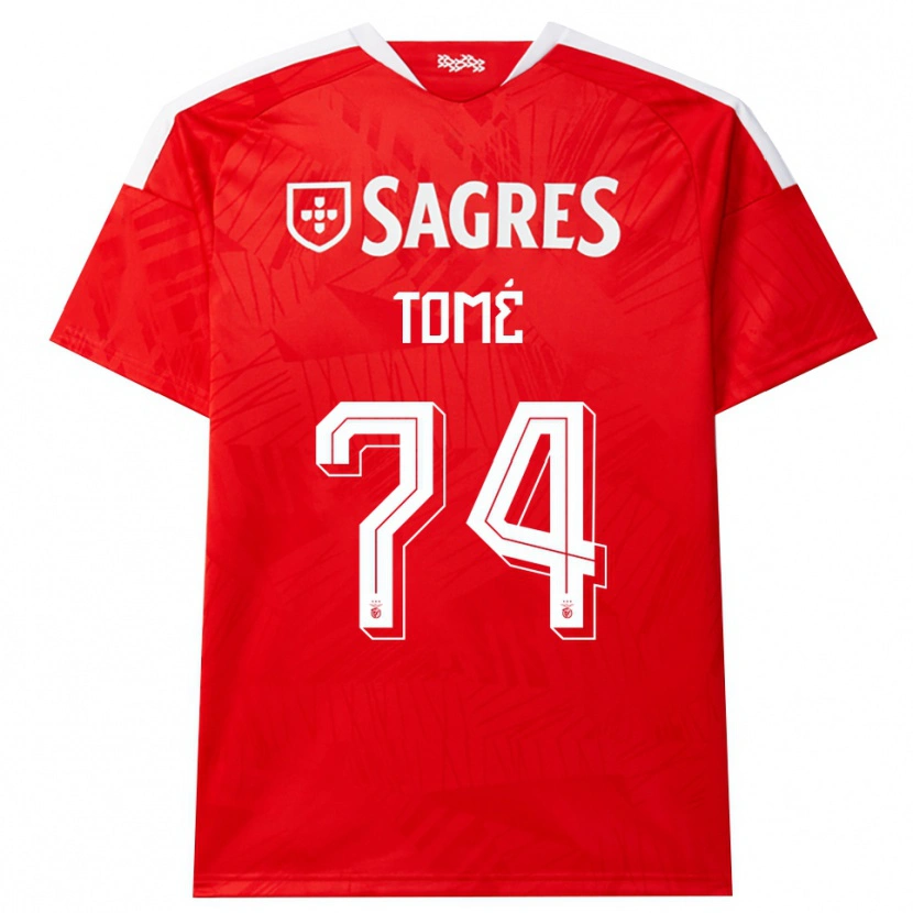 Danxen Mujer Camiseta Olivio Tomé #74 Rojo Blanco Amarillo 1ª Equipación 2026/27 La Camisa México