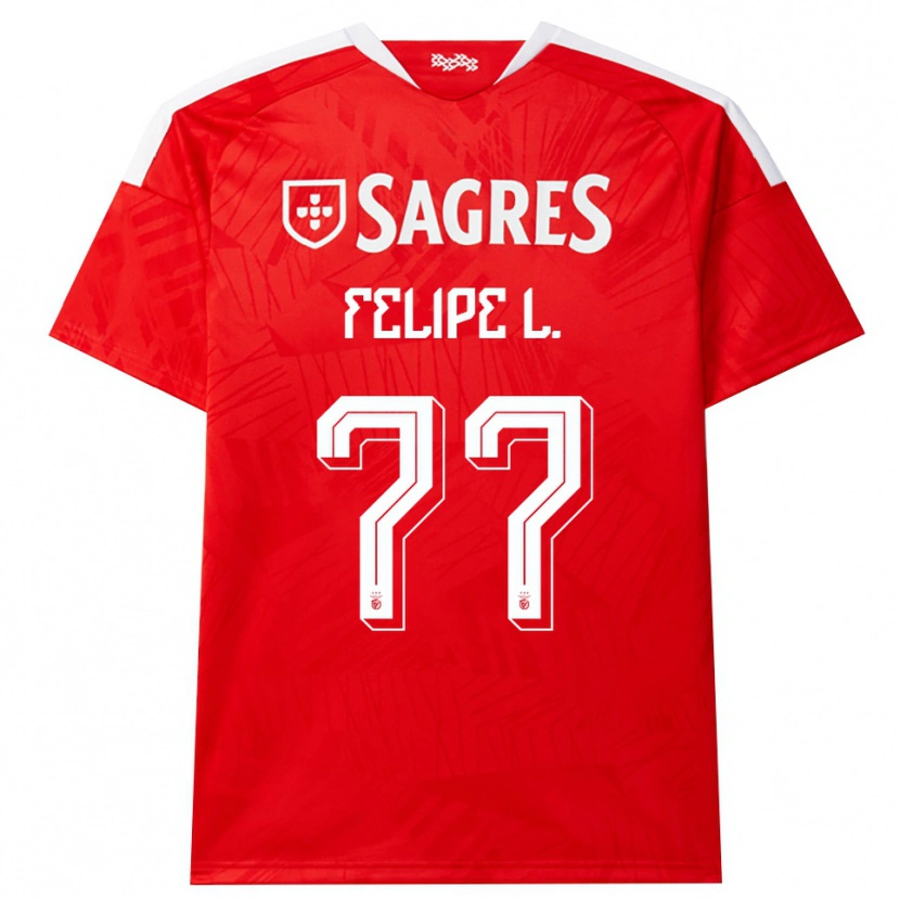 Danxen Mujer Camiseta Felipe Lima #77 Rojo Blanco Amarillo 1ª Equipación 2026/27 La Camisa México