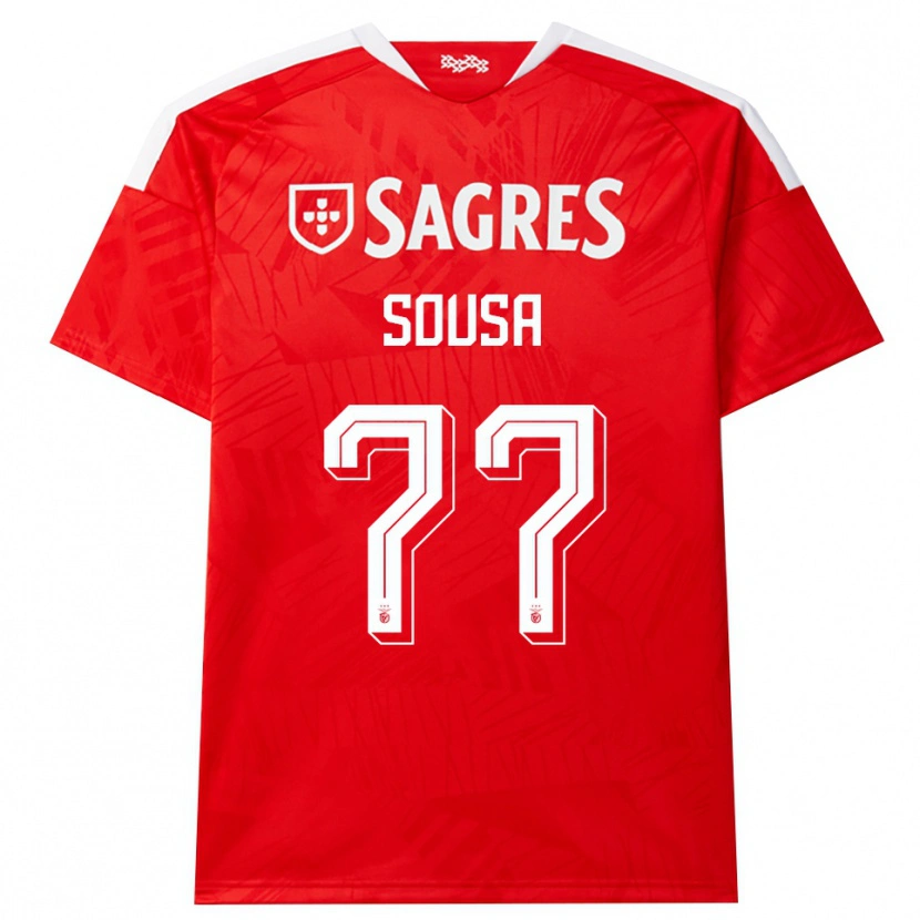Danxen Mujer Camiseta Gerson Sousa #77 Rojo Blanco Amarillo 1ª Equipación 2026/27 La Camisa México