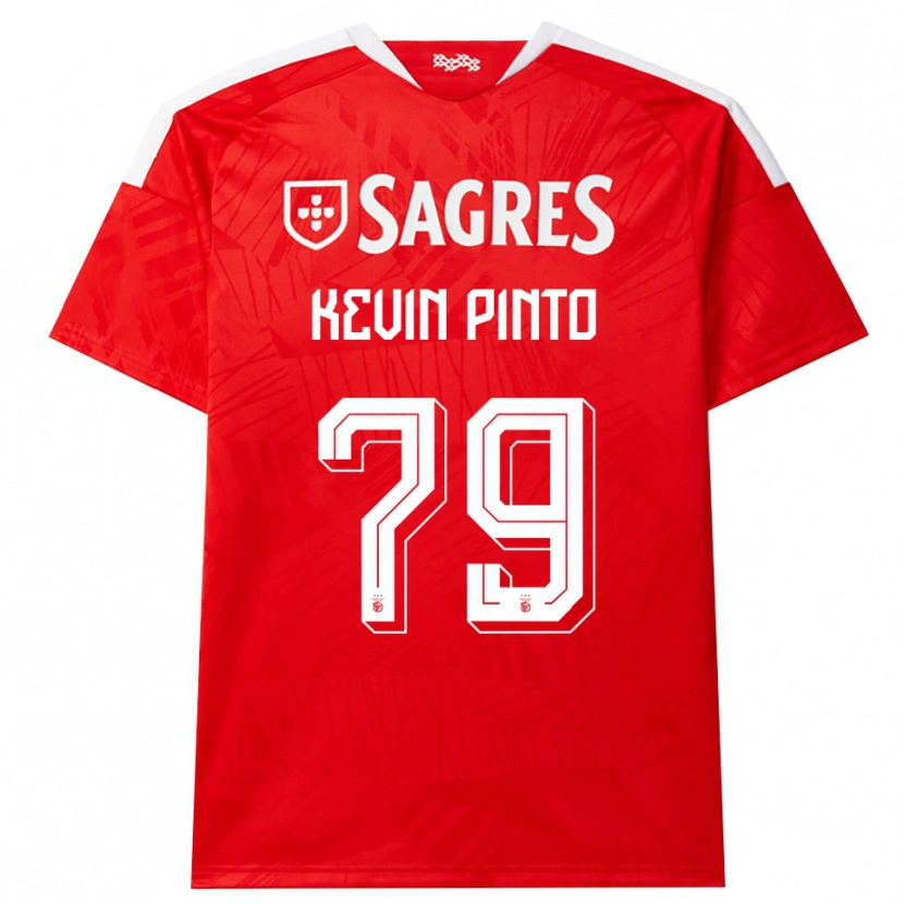 Danxen Mujer Camiseta Kevin Pinto #79 Rojo Blanco Amarillo 1ª Equipación 2026/27 La Camisa México