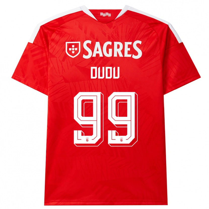 Danxen Mujer Camiseta Dudu #99 Rojo Blanco Amarillo 1ª Equipación 2026/27 La Camisa México