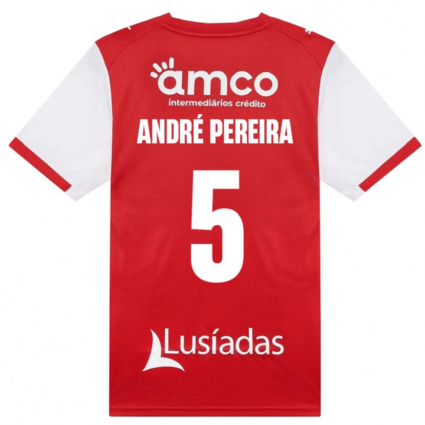 Danxen Mujer Camiseta João Pereira #5 Rojo Blanco Negro 1ª Equipación 2026/27 La Camisa México