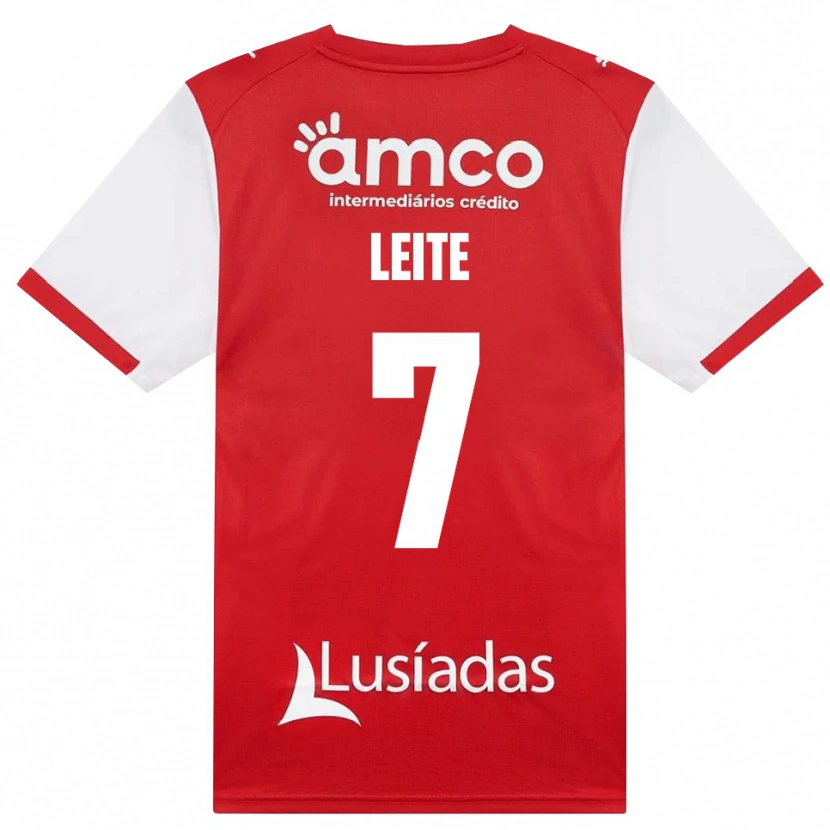 Danxen Mujer Camiseta Afonso Leite #7 Rojo Blanco Negro 1ª Equipación 2026/27 La Camisa México