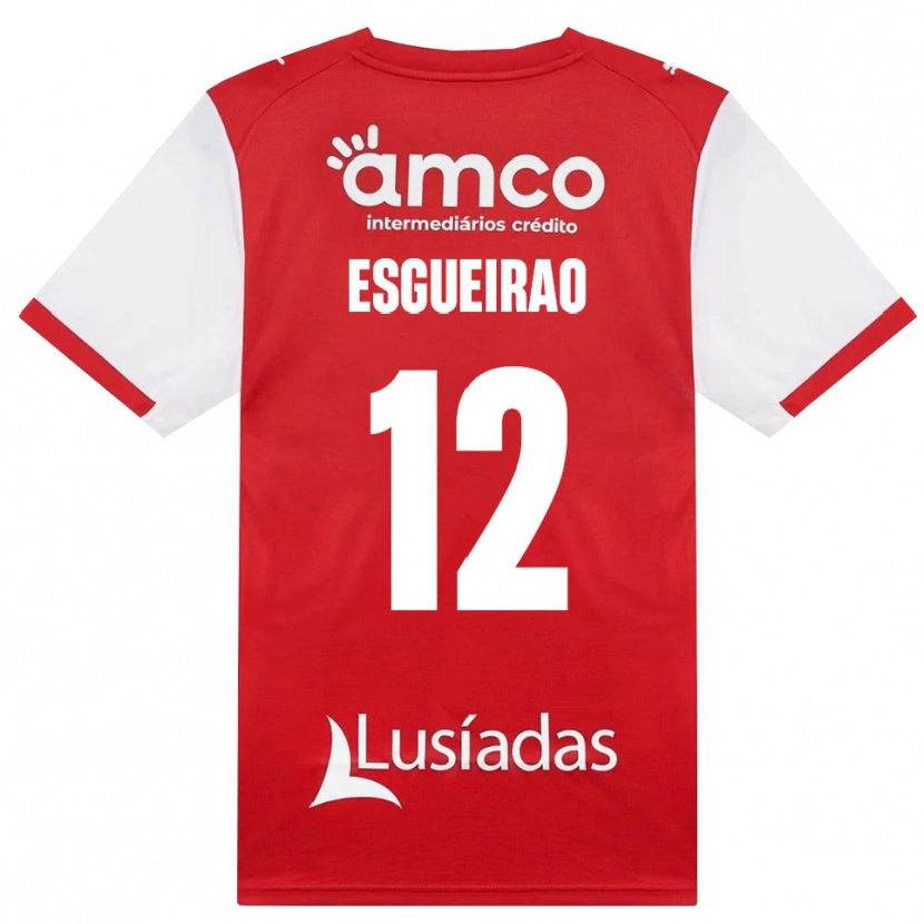 Danxen Mujer Camiseta Íris Esgueirão #12 Rojo Blanco Negro 1ª Equipación 2026/27 La Camisa México