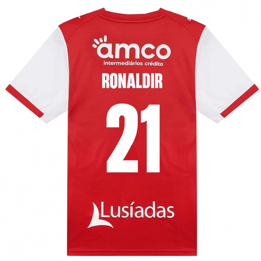 Danxen Mujer Camiseta Ronaldir Pereira Dos Santos #21 Rojo Blanco Negro 1ª Equipación 2026/27 La Camisa México