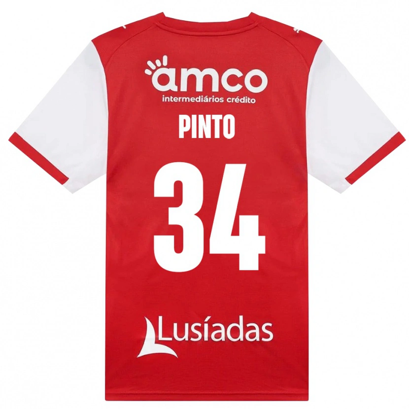 Danxen Mujer Camiseta Ana Pinto #34 Rojo Blanco Negro 1ª Equipación 2026/27 La Camisa México