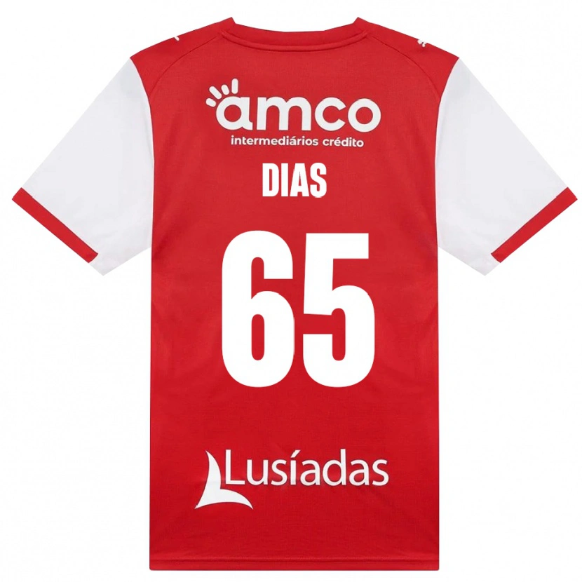 Danxen Mujer Camiseta Leandro Dias #65 Rojo Blanco Negro 1ª Equipación 2026/27 La Camisa México