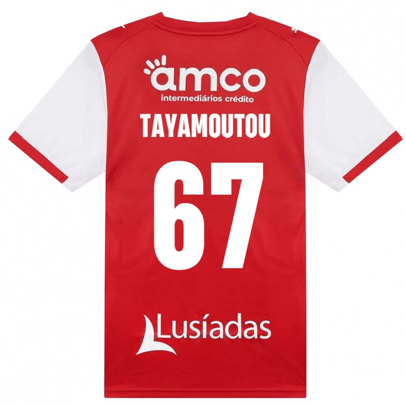 Danxen Mujer Camiseta Enzo Tayamoutou #67 Rojo Blanco Negro 1ª Equipación 2026/27 La Camisa México