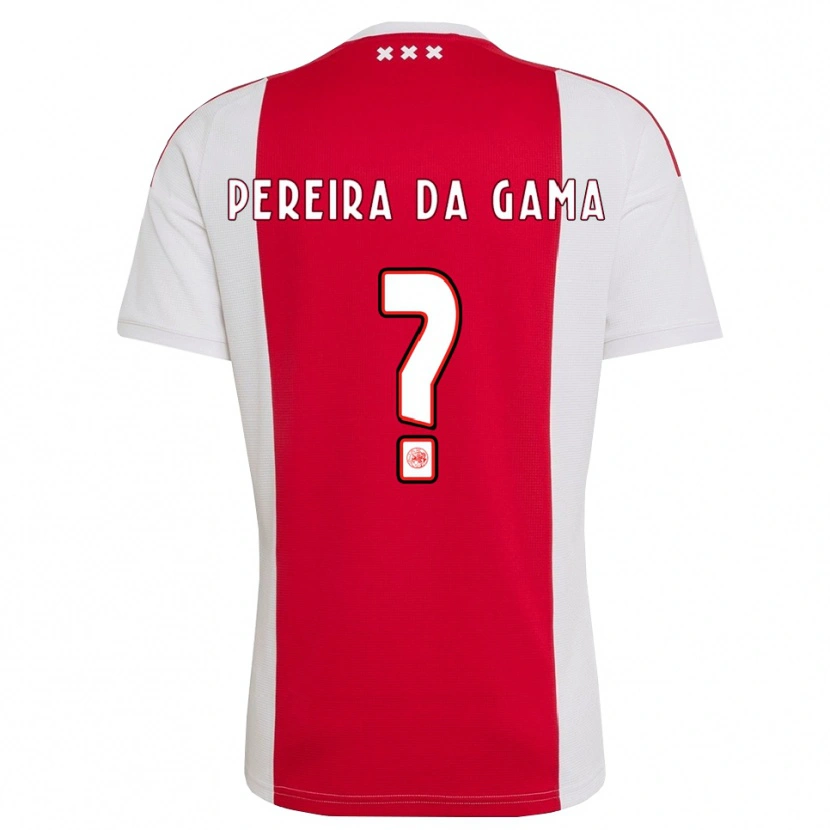 Danxen Mujer Camiseta Haniel Pereira Da Gama #0 Rojo Blanco Amarillo 1ª Equipación 2026/27 La Camisa México