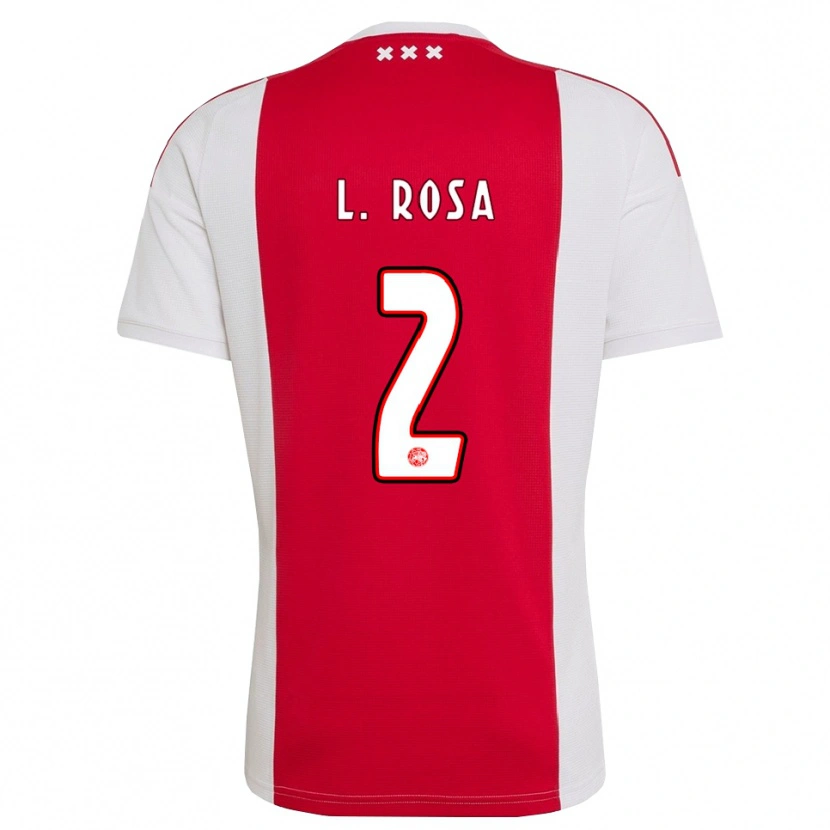 Danxen Mujer Camiseta Lucas Rosa #2 Rojo Blanco Amarillo 1ª Equipación 2026/27 La Camisa México