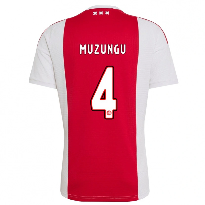 Danxen Mujer Camiseta Marvyn Muzungu #4 Rojo Blanco Amarillo 1ª Equipación 2026/27 La Camisa México