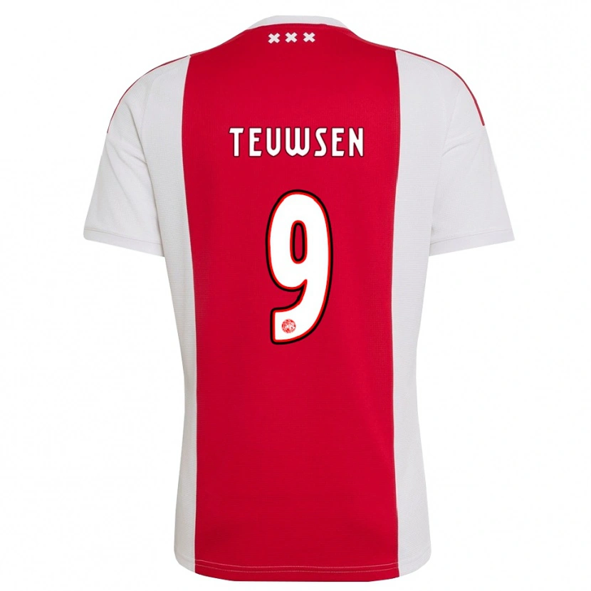 Danxen Mujer Camiseta Tyrese Teuwsen #9 Rojo Blanco Amarillo 1ª Equipación 2026/27 La Camisa México