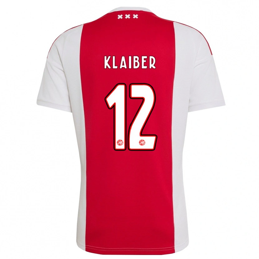 Danxen Mujer Camiseta Sean Klaiber #12 Rojo Blanco Amarillo 1ª Equipación 2026/27 La Camisa México