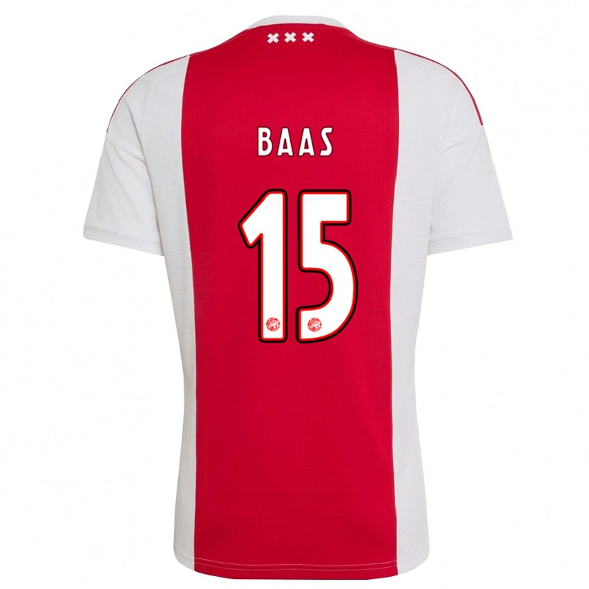 Danxen Mujer Camiseta Youri Baas #15 Rojo Blanco Amarillo 1ª Equipación 2026/27 La Camisa México