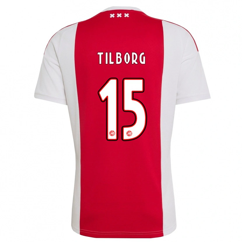 Danxen Mujer Camiseta Sesynijo Tilborg #15 Rojo Blanco Amarillo 1ª Equipación 2026/27 La Camisa México