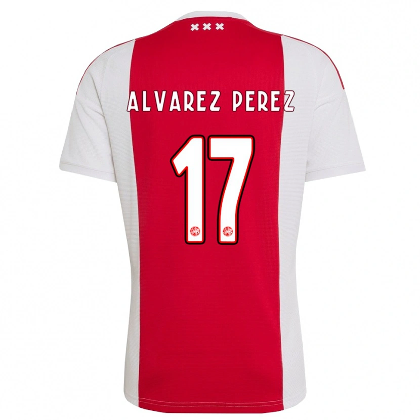 Danxen Mujer Camiseta Marley Álvarez Pérez #17 Rojo Blanco Amarillo 1ª Equipación 2026/27 La Camisa México