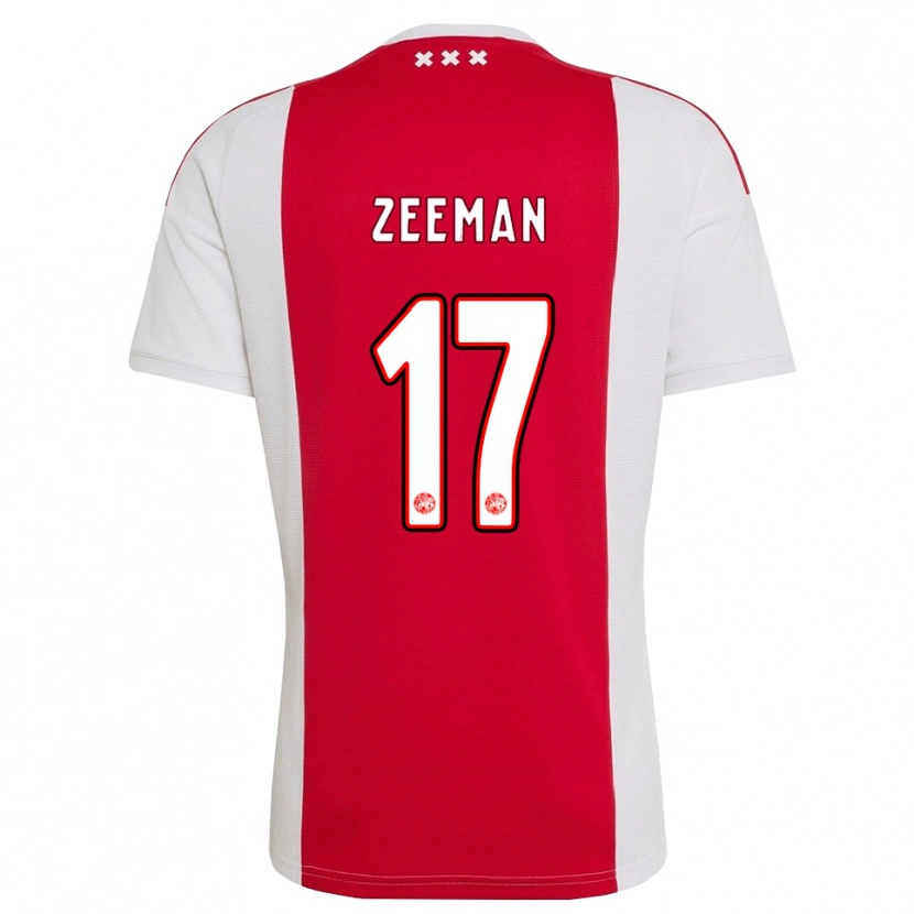 Danxen Mujer Camiseta Kelly Zeeman #17 Rojo Blanco Amarillo 1ª Equipación 2026/27 La Camisa México