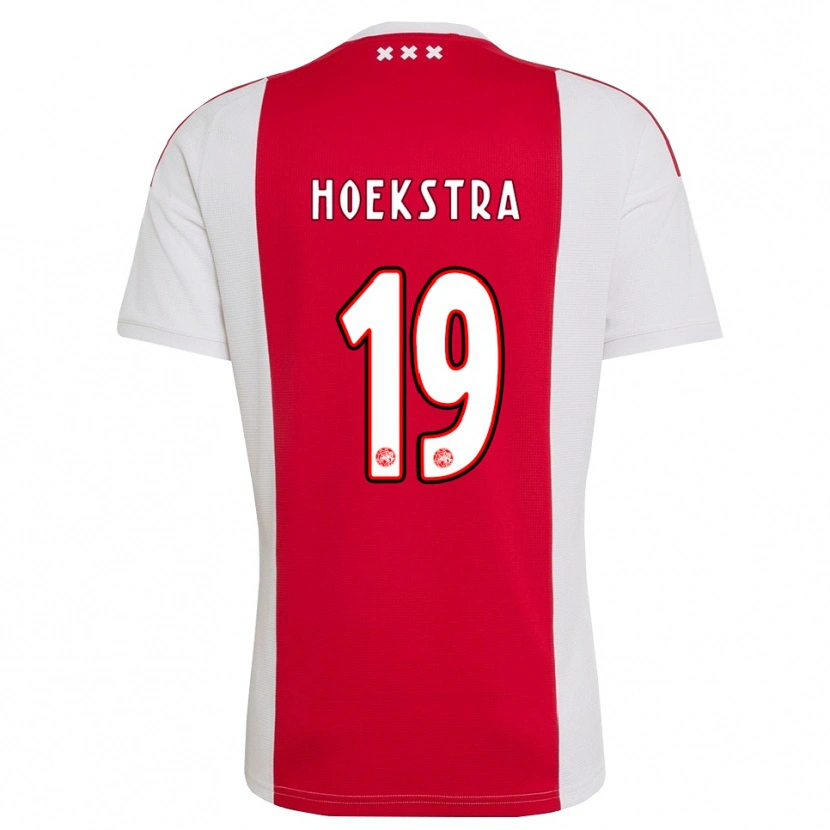 Danxen Mujer Camiseta Tiny Hoekstra #19 Rojo Blanco Amarillo 1ª Equipación 2026/27 La Camisa México
