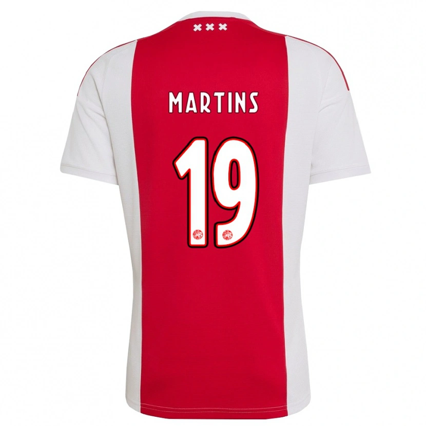Danxen Mujer Camiseta Lulinho Martins #19 Rojo Blanco Amarillo 1ª Equipación 2026/27 La Camisa México