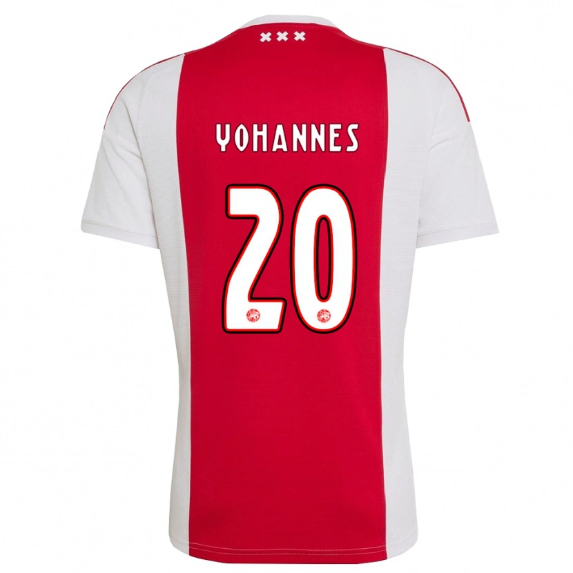 Danxen Mujer Camiseta Lily Yohannes #20 Rojo Blanco Amarillo 1ª Equipación 2026/27 La Camisa México