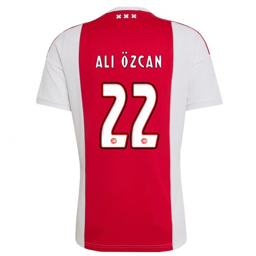 Danxen Mujer Camiseta Akın Ali Özcan #22 Rojo Blanco Amarillo 1ª Equipación 2026/27 La Camisa México