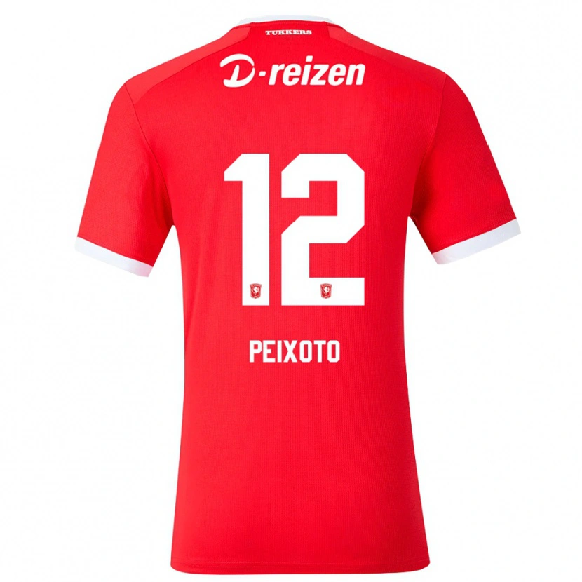 Danxen Mujer Camiseta Guilherme Peixoto #12 Rojo Blanco 1ª Equipación 2026/27 La Camisa México