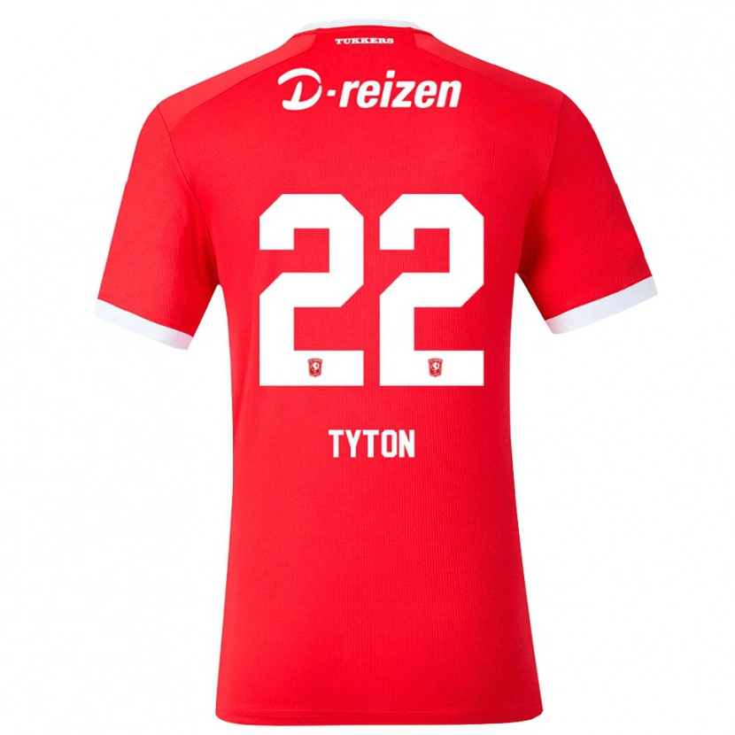 Danxen Mujer Camiseta Przemyslaw Tyton #22 Rojo Blanco 1ª Equipación 2026/27 La Camisa México