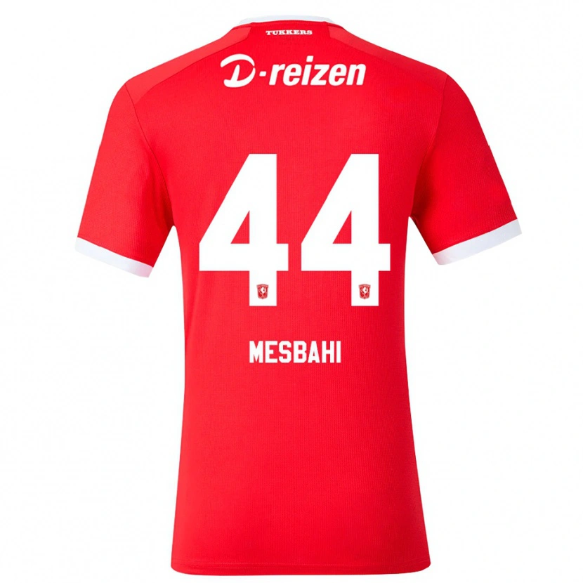 Danxen Mujer Camiseta Juliën Mesbahi #44 Rojo Blanco 1ª Equipación 2026/27 La Camisa México