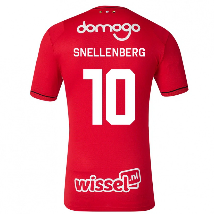 Danxen Mujer Camiseta Maxime Snellenberg #10 Rojo Blanco Negro 1ª Equipación 2026/27 La Camisa México