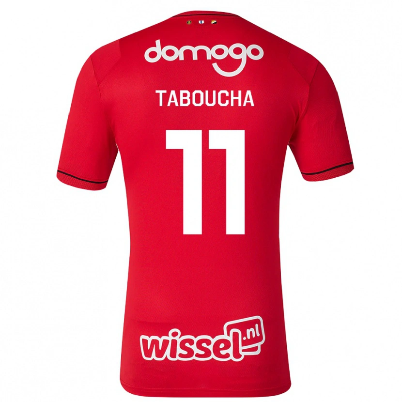 Danxen Mujer Camiseta Salah Taboucha #11 Rojo Blanco Negro 1ª Equipación 2026/27 La Camisa México