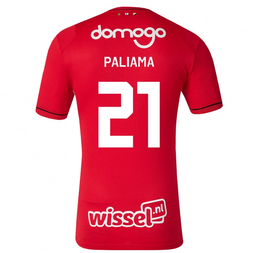 Danxen Mujer Camiseta Joni Paliama #21 Rojo Blanco Negro 1ª Equipación 2026/27 La Camisa México