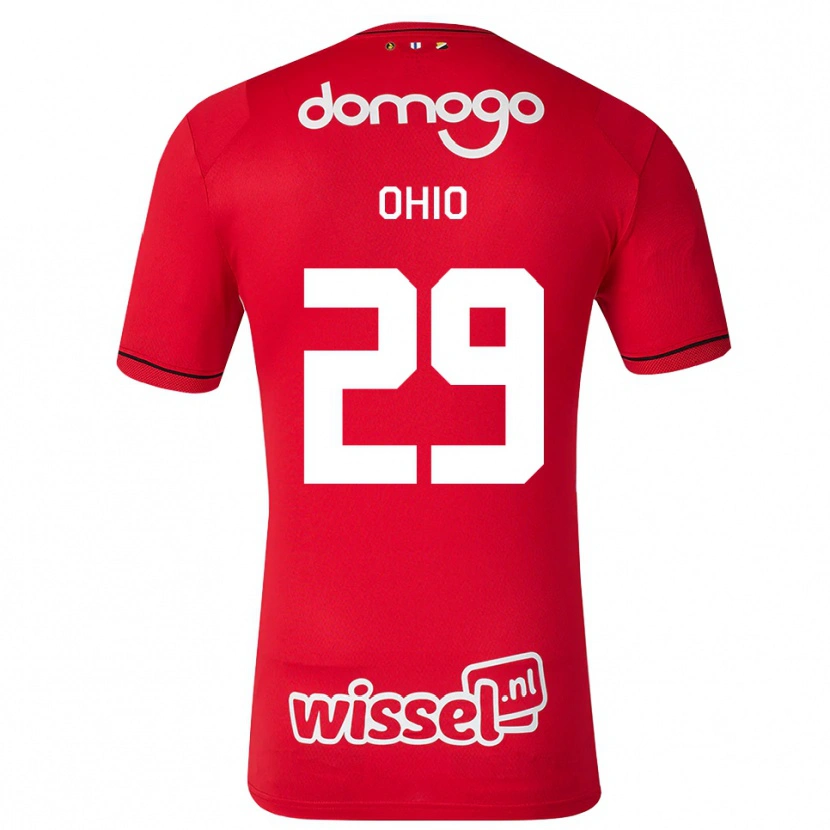 Danxen Mujer Camiseta Noah Ohio #29 Rojo Blanco Negro 1ª Equipación 2026/27 La Camisa México