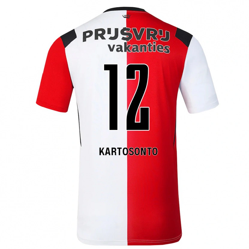 Danxen Mujer Camiseta Sirano Kartosonto #12 Rojo Blanco Negro 1ª Equipación 2026/27 La Camisa México