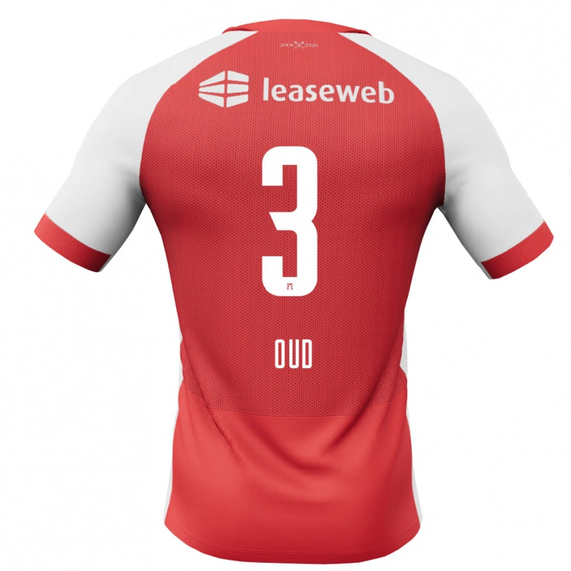 Danxen Mujer Camiseta Joeri Oud #3 Rojo Blanco Negro 1ª Equipación 2026/27 La Camisa México