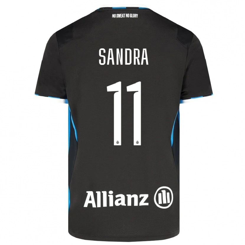 Danxen Mujer Camiseta Cisse Sandra #11 Negro Rojo Azul 1ª Equipación 2026/27 La Camisa México