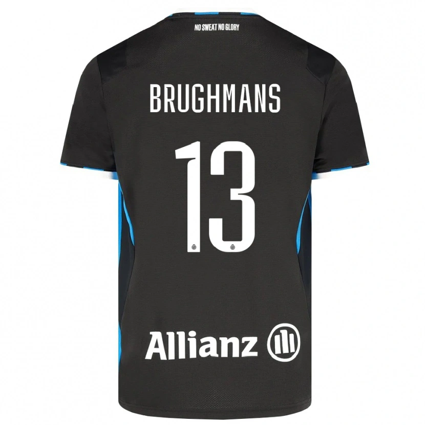 Danxen Mujer Camiseta Beau Brughmans #13 Negro Rojo Azul 1ª Equipación 2026/27 La Camisa México